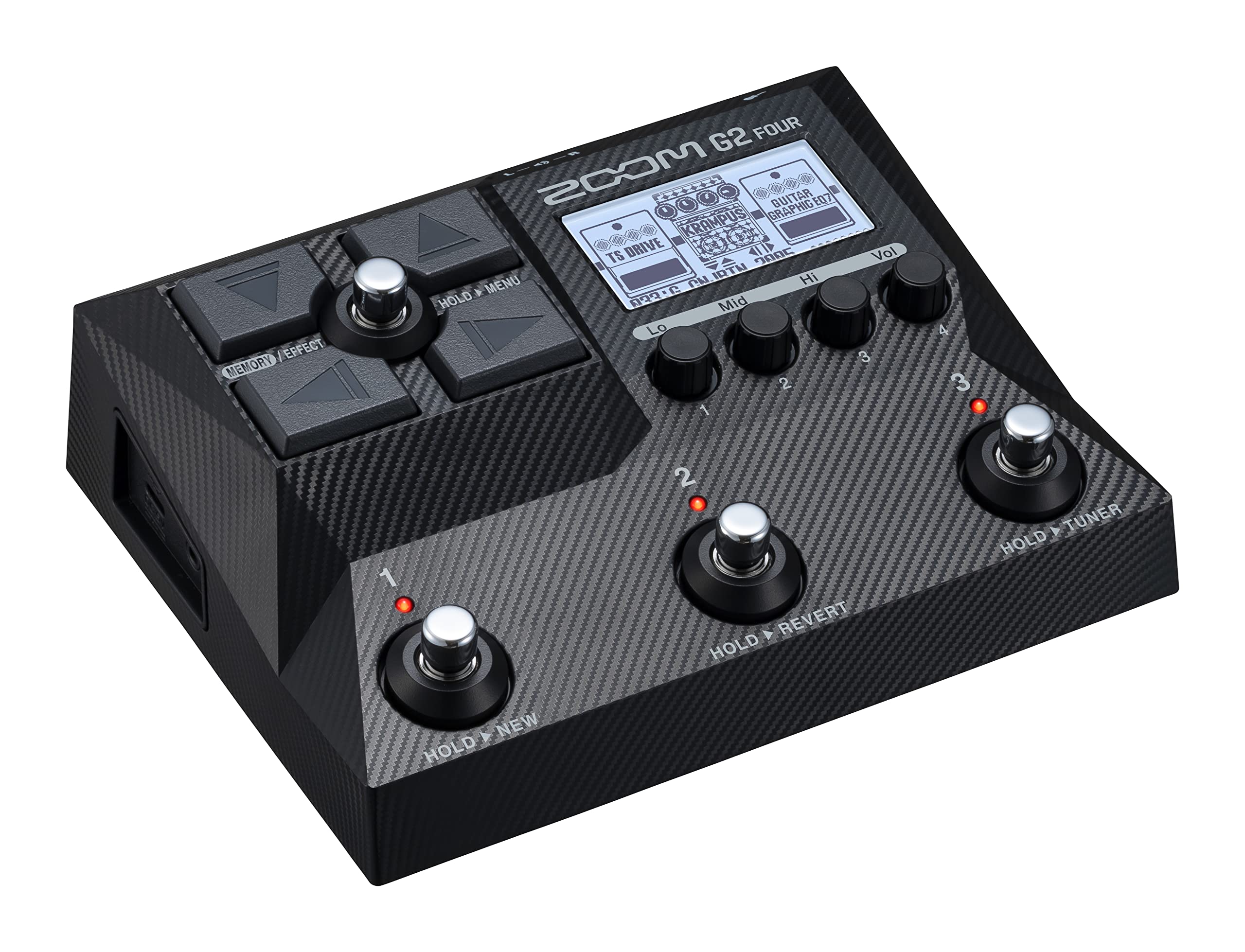 Zoom G2 Four Guitar Multi-Effects Processor, Multi-Layered IR’s, Amp Modeling, 75+ Built-in Effects, Looper, Rhythm Section, Tuner, Audio Interface, Lightweight