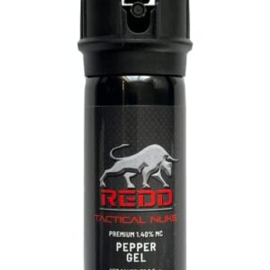 REDD Pepper Spray, Tactical Nuke - (1.40% MC) Maximum Strength Pepper Gel - (2 oz)