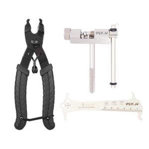 fly_h bike chain pliers chain master link pliers tool +bike chain break tool chain cutter splitter breaker+bike wear detection ruler chain wear indica