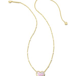 Kendra Scott Love U Pendant Necklace Gold Ivory Mother-Of-Pearl One Size