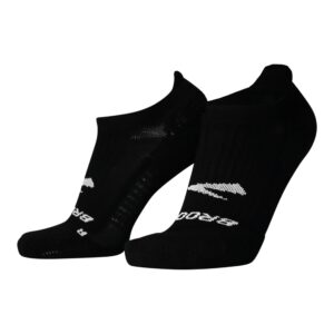 Brooks Ghost No Show Socks I Performance Running Low Profile Socks with Arch Support for Men & Women - Black - X-Large