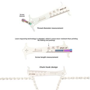 FLY_H Bike Chain Pliers Chain Master Link Pliers Tool +Bike Chain Break Tool Chain Cutter Splitter Breaker+Bike Wear Detection Ruler Chain Wear Indica