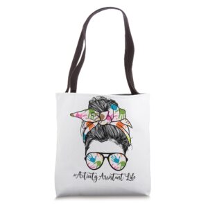 activity assistant life activities assistant tote bag