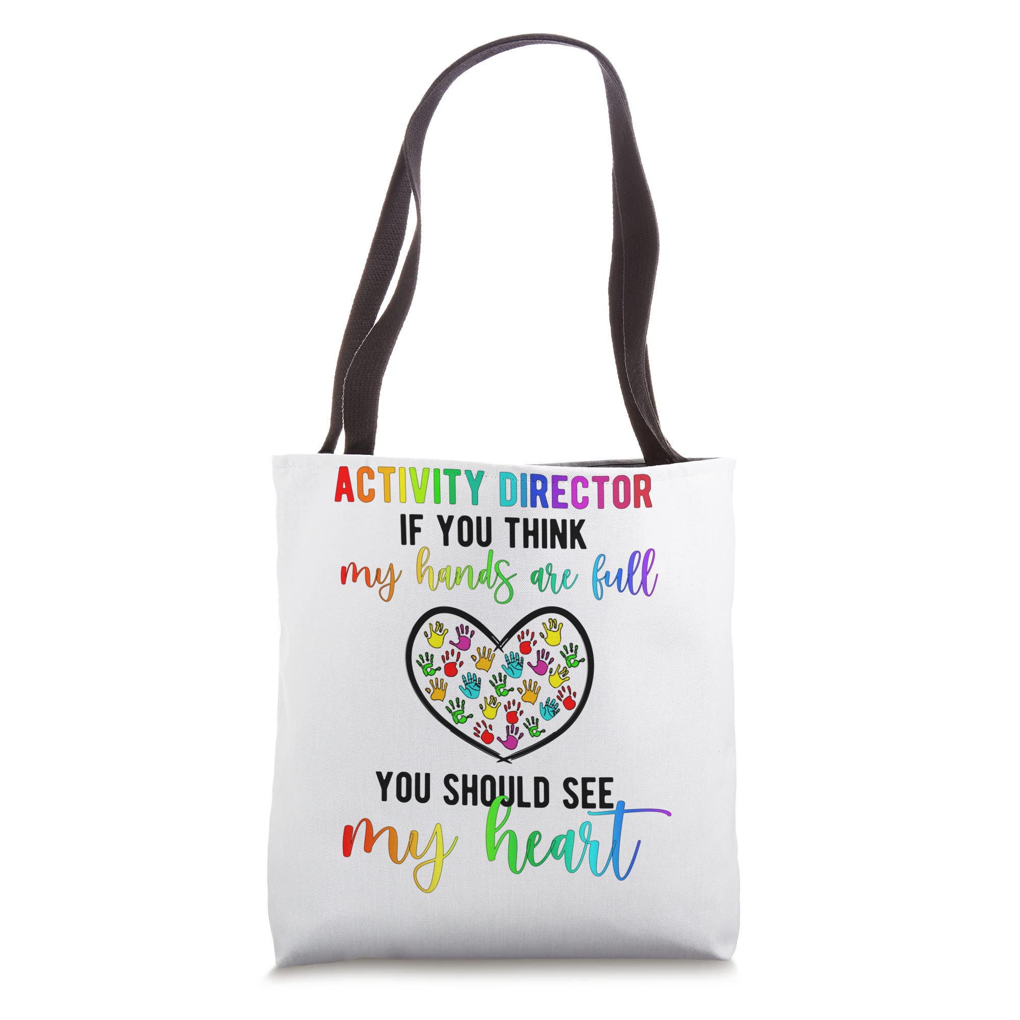 Activity Director Heart Activity Professional Week Tote Bag