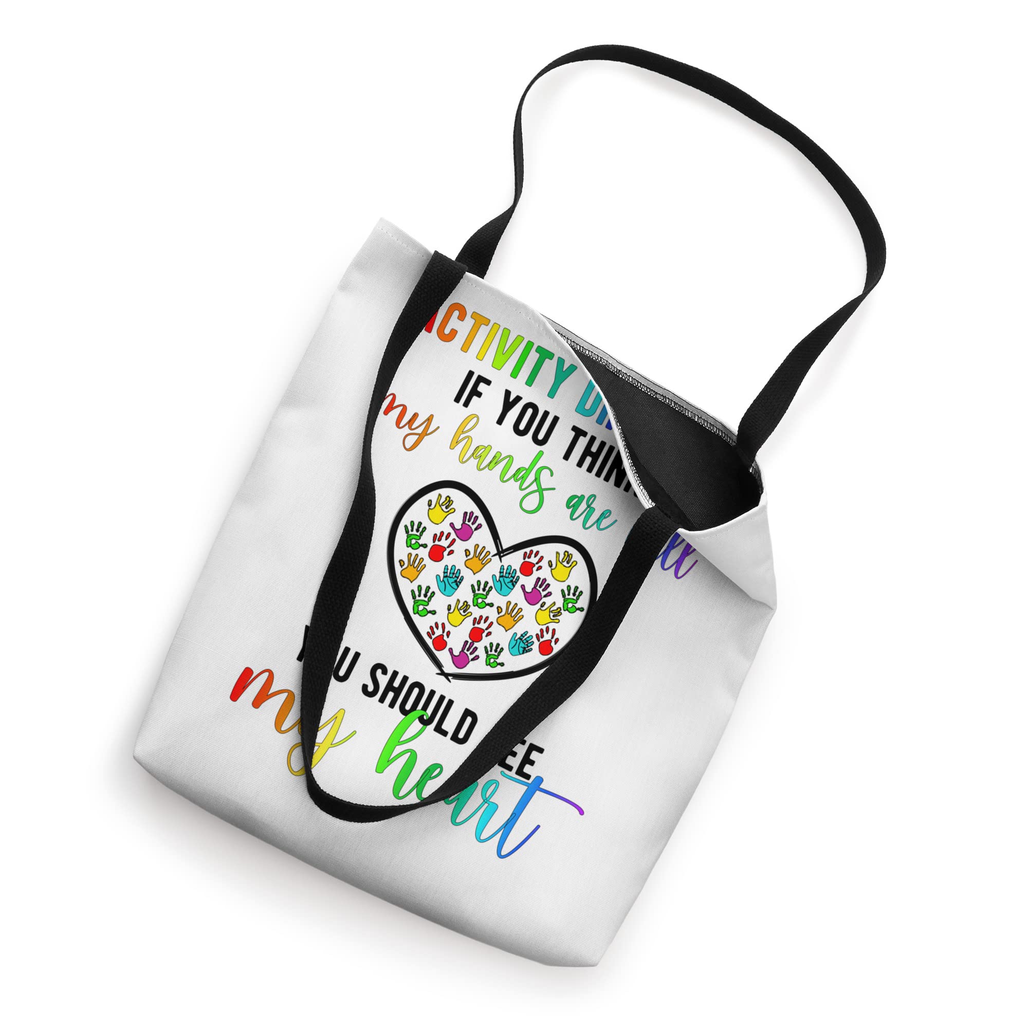 Activity Director Heart Activity Professional Week Tote Bag