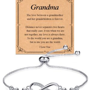 YSSHIN Grandma Bracelet, Mothers Day Gifts for Grandma Gifts from Grandchildren Granddaughter