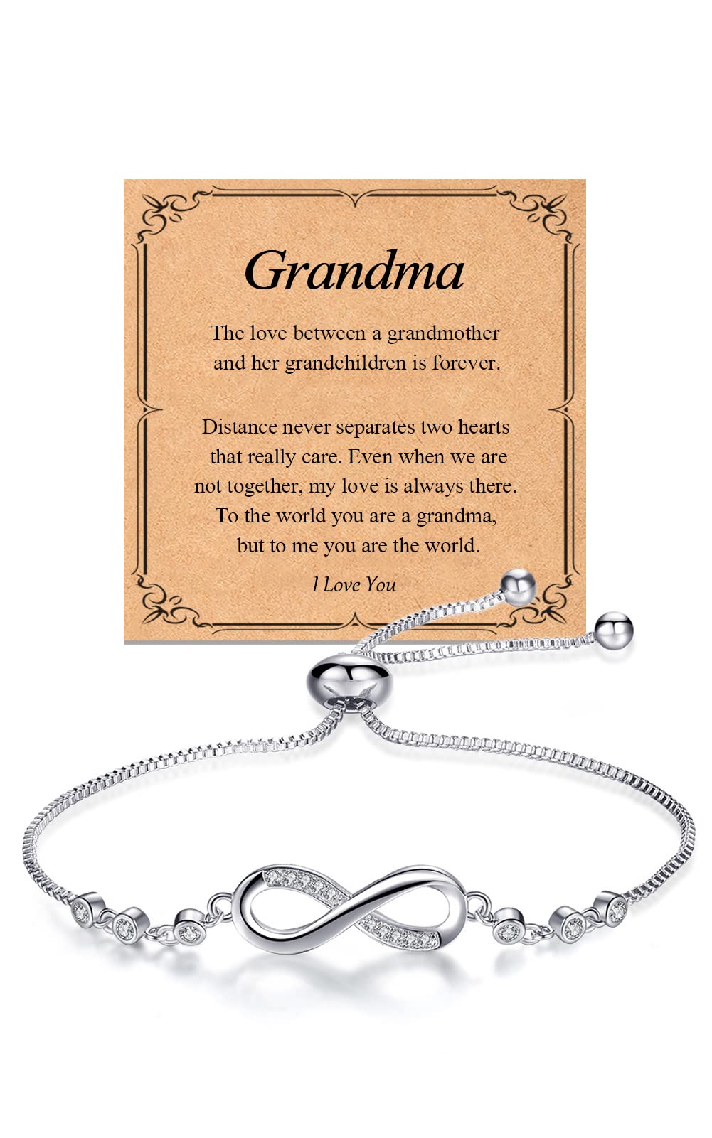 YSSHIN Grandma Bracelet, Mothers Day Gifts for Grandma Gifts from Grandchildren Granddaughter