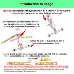 FLY_H Bike Chain Pliers Chain Master Link Pliers Tool +Bike Chain Break Tool Chain Cutter Splitter Breaker+Bike Wear Detection Ruler Chain Wear Indica