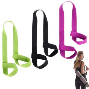 gaitwin yoga mat strap sling, roller skate leash, boot straps,multi-purpose adjustable yoga mat carrying straps sling band for carrying all yoga mats 3pcs