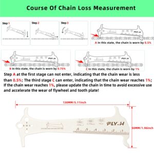 FLY_H Bike Chain Pliers Chain Master Link Pliers Tool +Bike Chain Break Tool Chain Cutter Splitter Breaker+Bike Wear Detection Ruler Chain Wear Indica