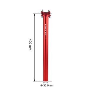 CATAZER Bicycle Seat Post 40mm Aluminum Alloy Adjustable Mountain Road Bike Seatpost 25.4mm/27.2mm/28.6mm//30.9mm/31.6mm (Red,30.9x400mm)