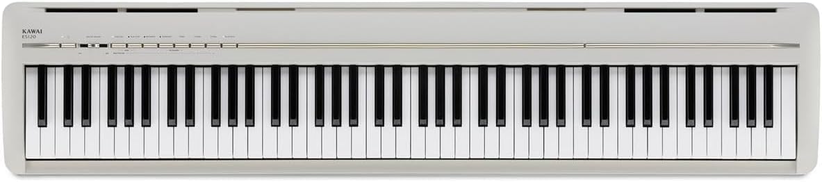 Kawai ES120 88-key Digital Piano with Speakers - Light Gray