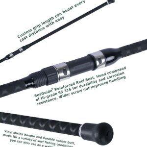 LITTMA—Surf Rods LITTMA Surf Spinning Rod Surf Rods Saltwater 12ft 9ft 10ft 11ft Graphite Surf Rod Surf Casting Rod Surf Fishing Rod Surf Rod Saltwater Surf Travel Rod Surf Rod Barra de Surf Surf Rod