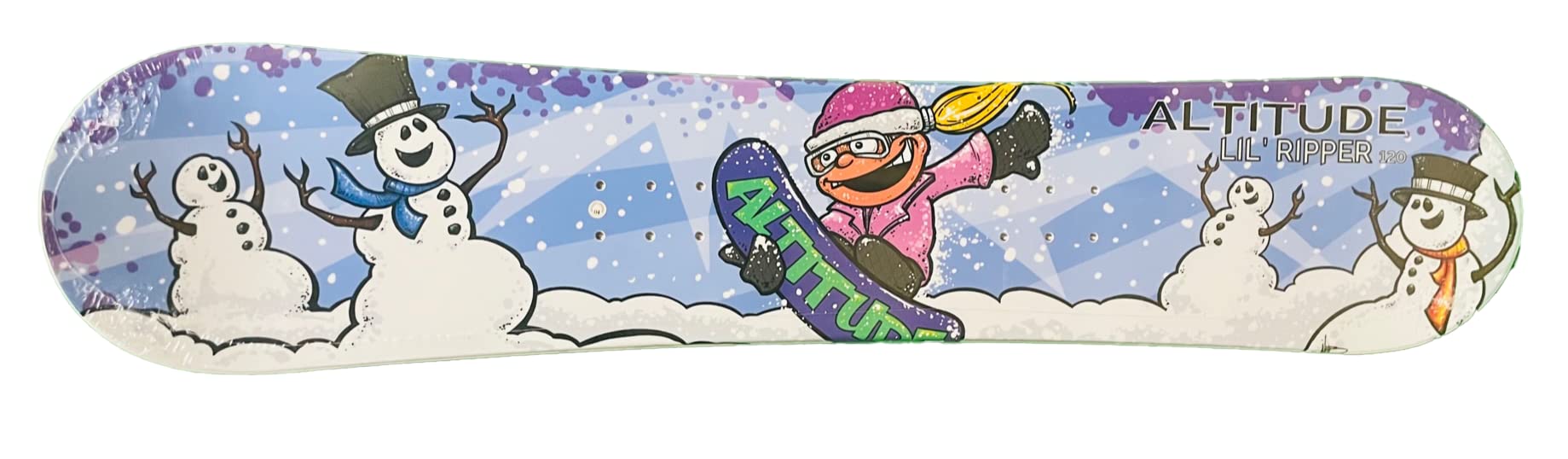 Girls Lil' Ripper Beginner (Rocker Camber) Snowboard 90CM