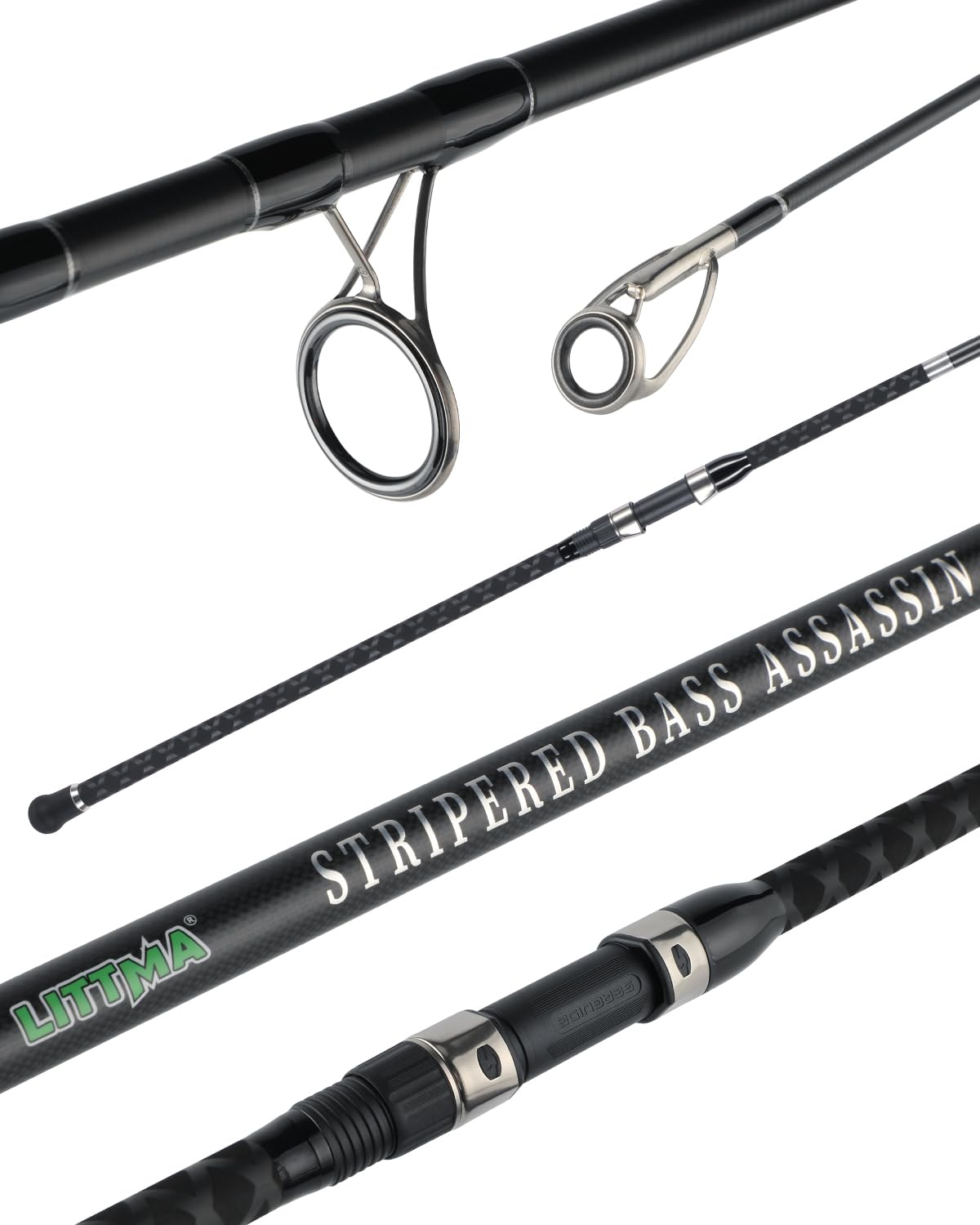 LITTMA—Surf Rods LITTMA Surf Spinning Rod Surf Rods Saltwater 12ft 9ft 10ft 11ft Graphite Surf Rod Surf Casting Rod Surf Fishing Rod Surf Rod Saltwater Surf Travel Rod Surf Rod Barra de Surf Surf Rod