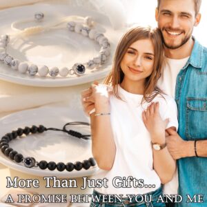 Tarsus Valentines Day Gifts for Him Boyfriend Husband, Couples Gift Ideas, Matching Bracelets for Couples I Love You Gift for Him Her Boyfriend Girlfriend BF GF Christmas Anniversary Jewelry