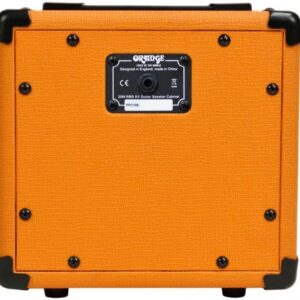 Orange PPC108 1x8” Closed-Back Speaker Cabinet Bundle with Orange MT20 Micro Terror Amp Head, Orange Woven Guitar Cable, Speaker Cable and Liquid Audio Polishing Cloth (5 Items)