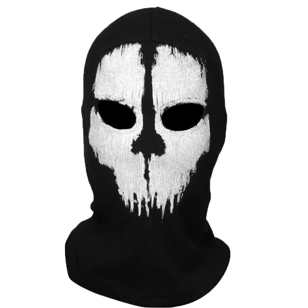 Balaclava Skull Ghost Mask Ski Mask Skeleton Face Scarf Neck Gaiters for Men Motorcycle Cycling Outdoor