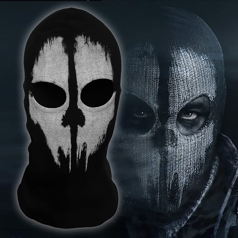 Balaclava Skull Ghost Mask Ski Mask Skeleton Face Scarf Neck Gaiters for Men Motorcycle Cycling Outdoor