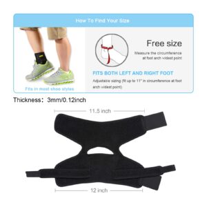 Ankle Support, Adjustable Ankle Brace Breathable Achilles Tendonitis Support for Plantar Fasciitis Sports Protect Ligament Damage Injury Recovery One Size Men Women