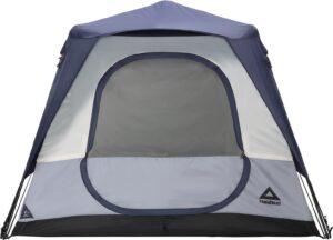 caddis rapid 4-person tent, camping gear for the outdoors, pop up tent for camping, rapid tent frame for easy setup, 4-person capacity tents for camping, (by caddis sports inc.)