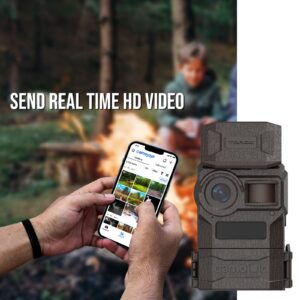 Camojojo 4G LTE Cellular Trail Camera with 1080P Video, 0.2s Trigger, IP66 Waterproof, 32GB SD & SIM Card