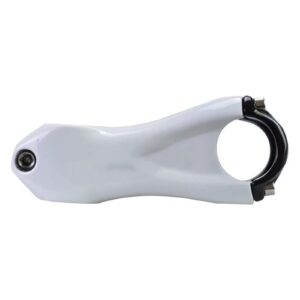 zechao carbon fiber mountain bike stem,10 degree handlebar clamp 31.8mm carbon stem road bike stem cycling 80/90/100/110/120mm bike stem (color : white, size : 90mm)