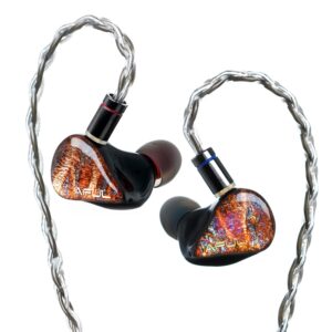 aful acoustics performer 5 hybrid drivers in-ear monitors, 1dd + 4ba in-ear earphones iems (aful performer 5)