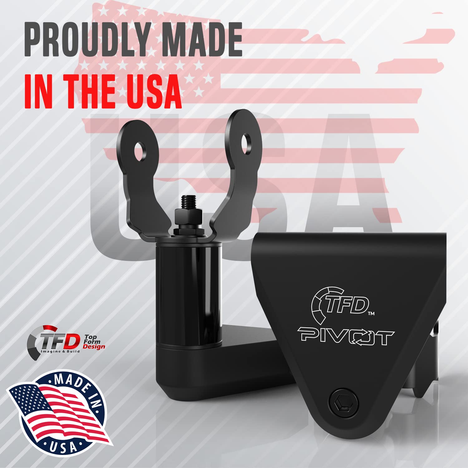 TFD The Pivot for Peloton Bikes + TFD Cell Phone Bike Mount - Expandable Sides Phone Holder for Bike | 360° Movement Monitor Adjuster - Easily Adjust & Rotate Your Peloton Screen | Peloton Accessories