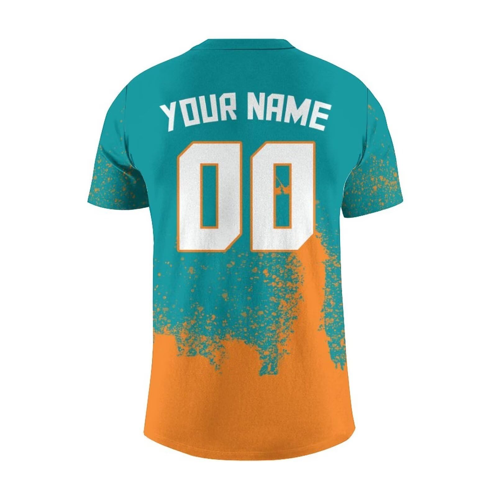 Custom Football City T-Shirt Personalized Short Sleeve Shirt Fan Gifts Add Name & Number Top Tee for Men Women Youth