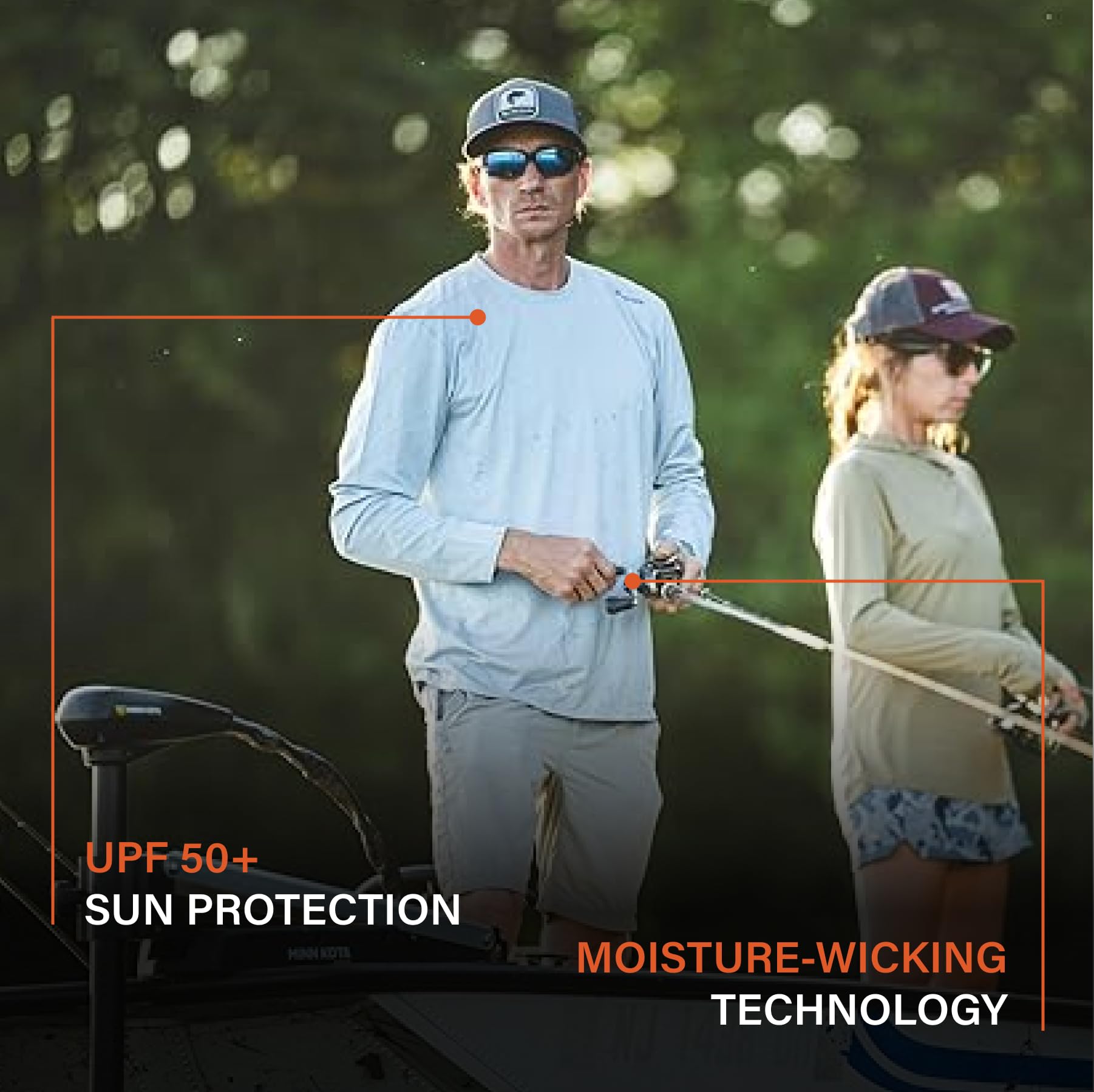 Simms SolarFlex Crewneck Long Sleeve Fishing Shirt for Men: UPF 50+ Sun Protection, Quick-Dry, Odor-Resistant (Sky, X-Large)