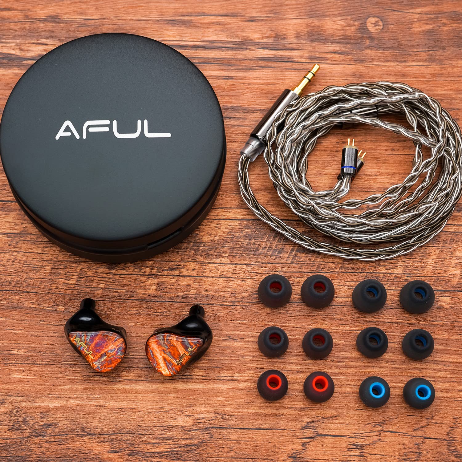 AFUL Acoustics Performer 5 Hybrid Drivers in-Ear Monitors, 1DD + 4BA in-Ear Earphones IEMs (AFUL Performer 5)