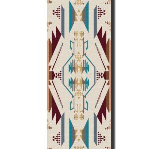 Pendleton x Yune Yoga 6mm PER Yoga Mat Premium All Purpose Exercise and Fitness Mat, Eco-Friendly, Extra Thick, Non-Slip, Anti-Tear (White Sands)