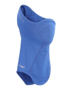 simms women’s neck gaiter, upf 50 face & neck sun protection, sapphire