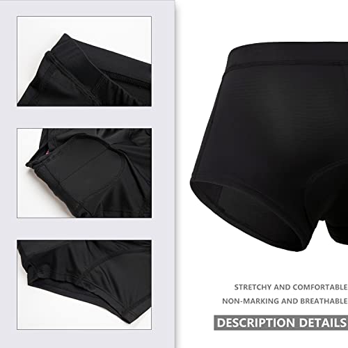 JEPOZRA Women's Cycling Underwear with Padding Cycling Shorts for Women Workout Shorts for Road Bikes,Horseback Riding