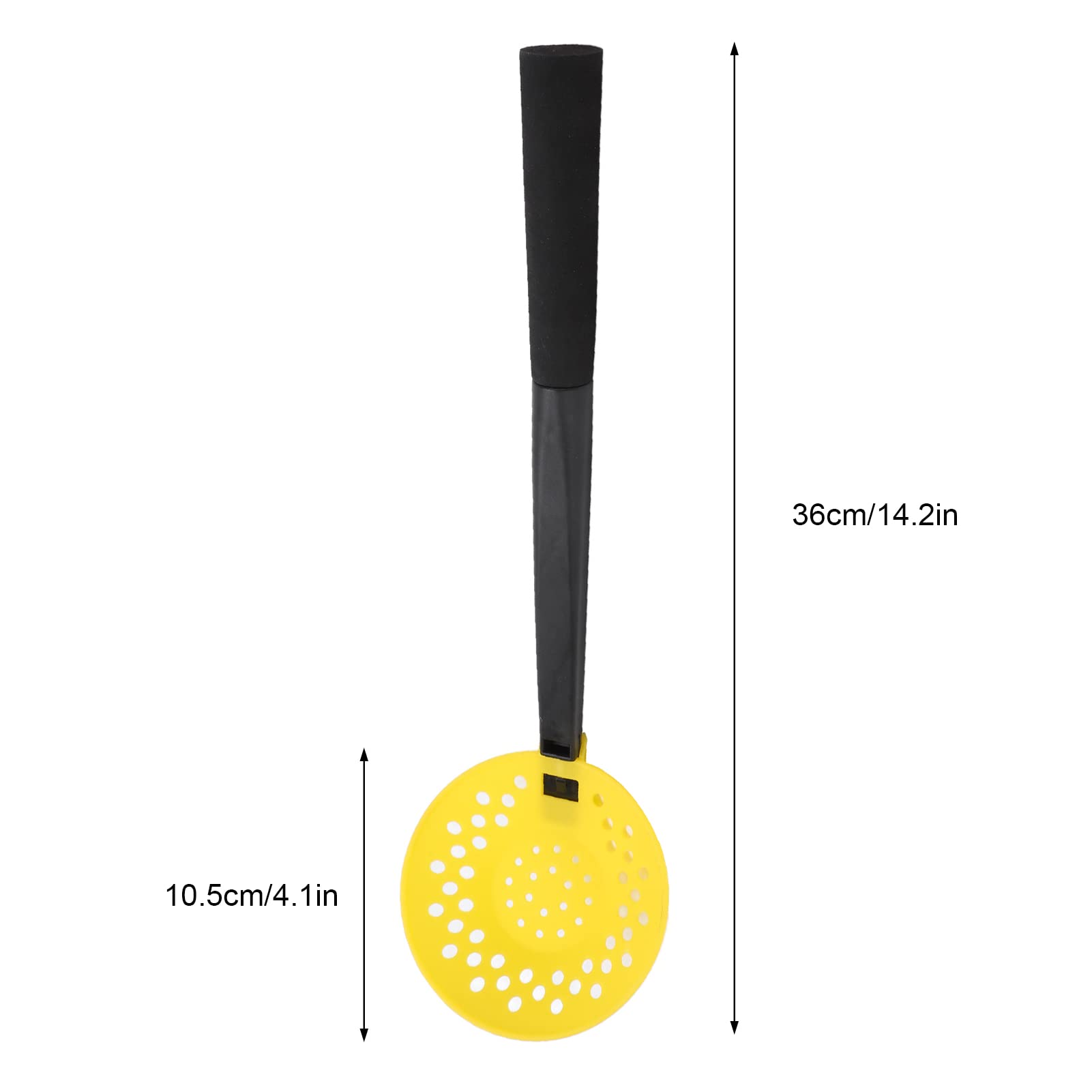 Leapiture Winter Ice Fishing Tool Ice Scoop Skimmer with EVA Handle Fishnet Strainer Scoop Skimmer Winter Fishing Accessories for Winter Fishing Camping Outdoor