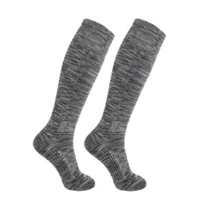 ja vie JAVIE Comfy 81% Merino Wool Skiing Socks Extra Warm for Women & Men Athletic Outdoor Performance Socks (2 Pairs)