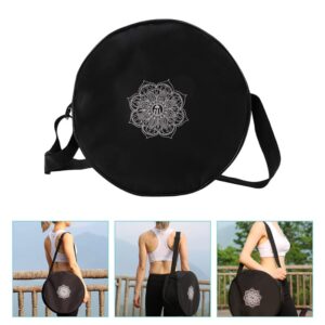 Veemoon Yoga Wheel Yoga Wheel Yoga Mat Bag Carrier, Multi-Functional Thick Canvas Exercise Yoga Tote Sports Accessory Yoga Block, Workout Stuff, Back Roller Organizing Sling Wheel Wheel