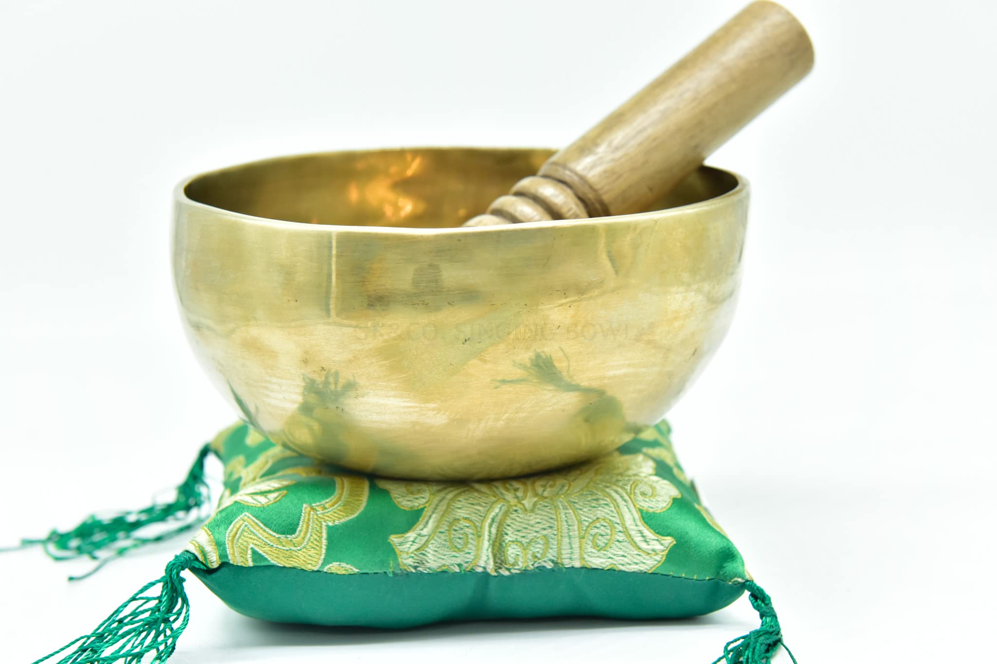 5.5" Tibetan Singing Bowl ~ Handmade ~ Superb Chakra Bowl for Meditation, Yoga,Healing, Mindfulness, Relaxation ~ Cushion & Mallet Included