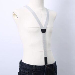 PAHVRION Y Back Hidden Suspenders for Men, Invisible Suspender for Untucked Men Adjustable Under the Shirt Suspenders