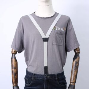 PAHVRION Y Back Hidden Suspenders for Men, Invisible Suspender for Untucked Men Adjustable Under the Shirt Suspenders