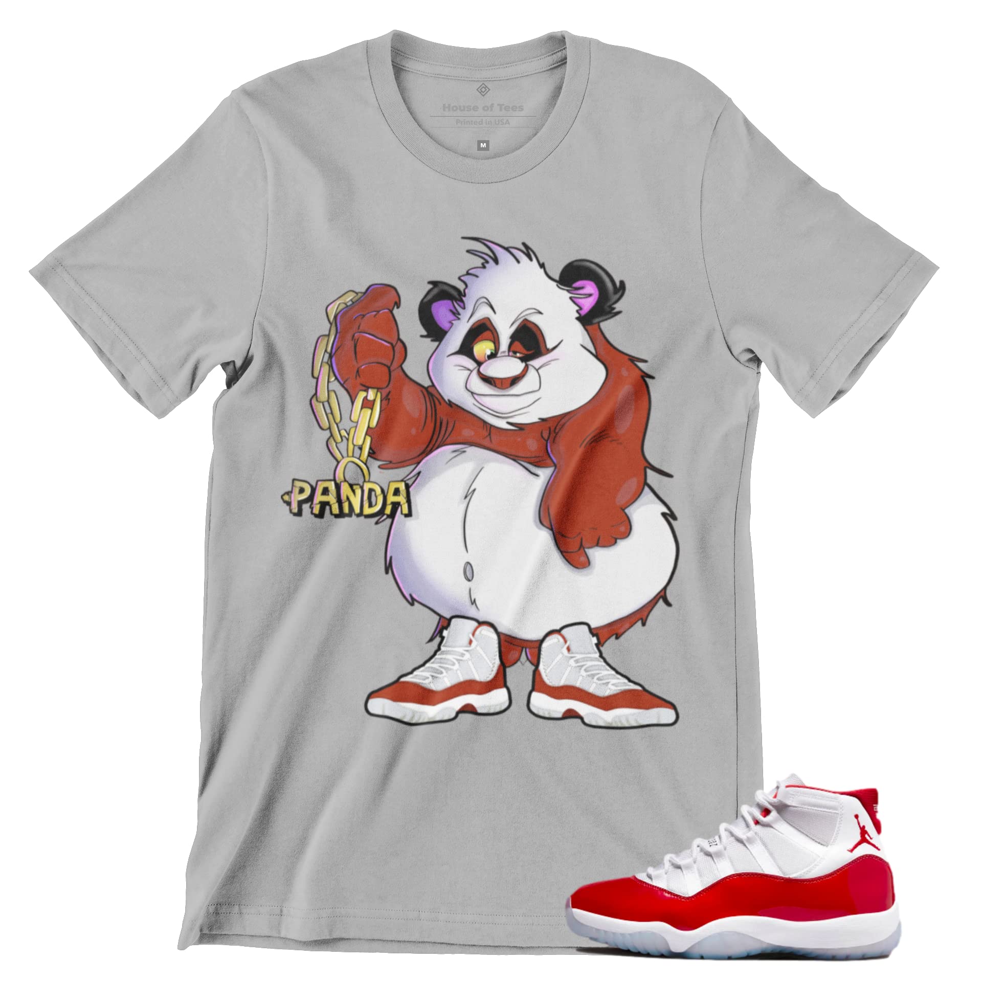 Jordan 11 Cherry Red Men's T Shirt to Match Jordans, Tshirts to Match Jordan 11s