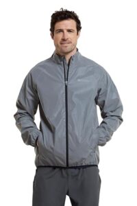 mountain warehouse 360 reflective mens jacket ii silver x-large