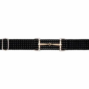 FREE RIDE EQUESTRIAN Belts, Horseback Riding Belts for Women, Stretchable And Comfortable Waist Belt (Black Glitter Bit belt)