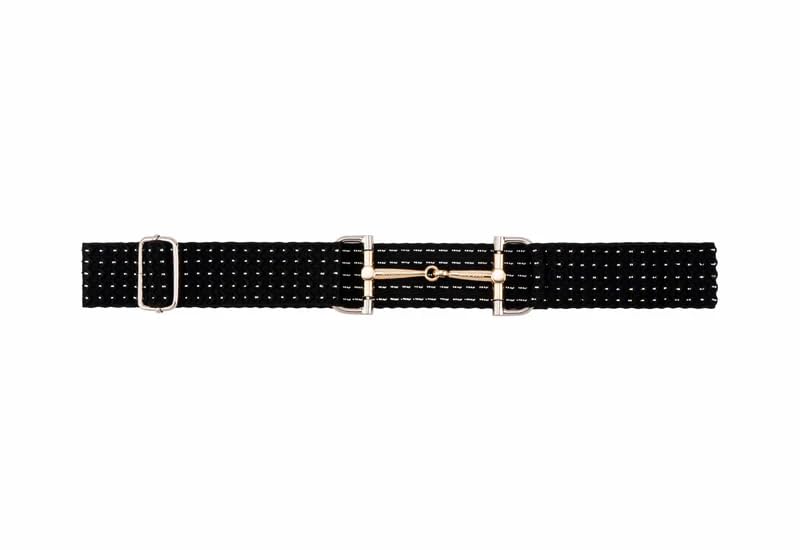 FREE RIDE EQUESTRIAN Belts, Horseback Riding Belts for Women, Stretchable And Comfortable Waist Belt (Black Glitter Bit belt)