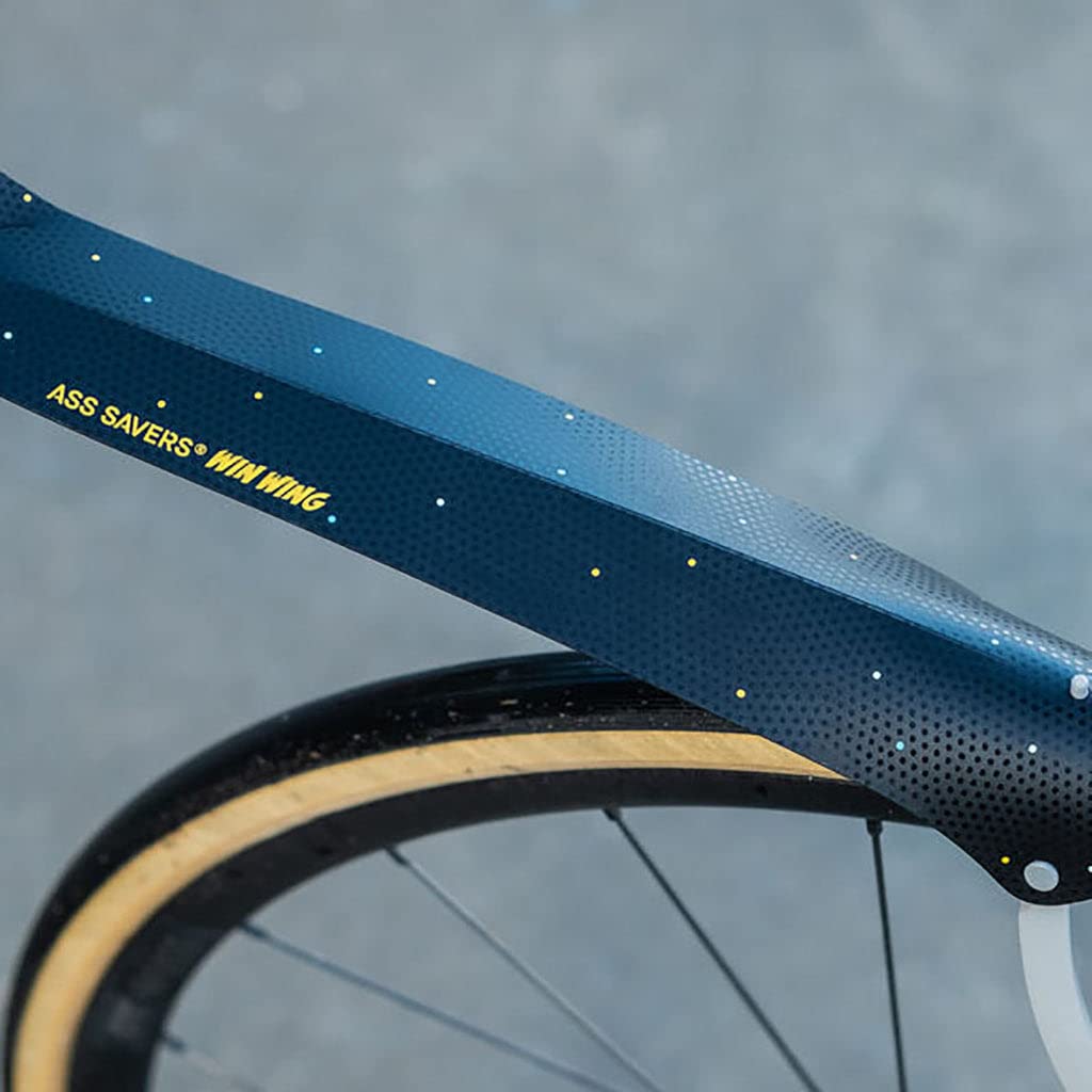 Ass Savers - Win Wing Road - Rear Mudguard for Road Bikes, for Tire Widths up to 35mm, Ultralight, Clip On, Easy Installation and Removal, Secure Mount, Sustainable, Swedish Design, Praline