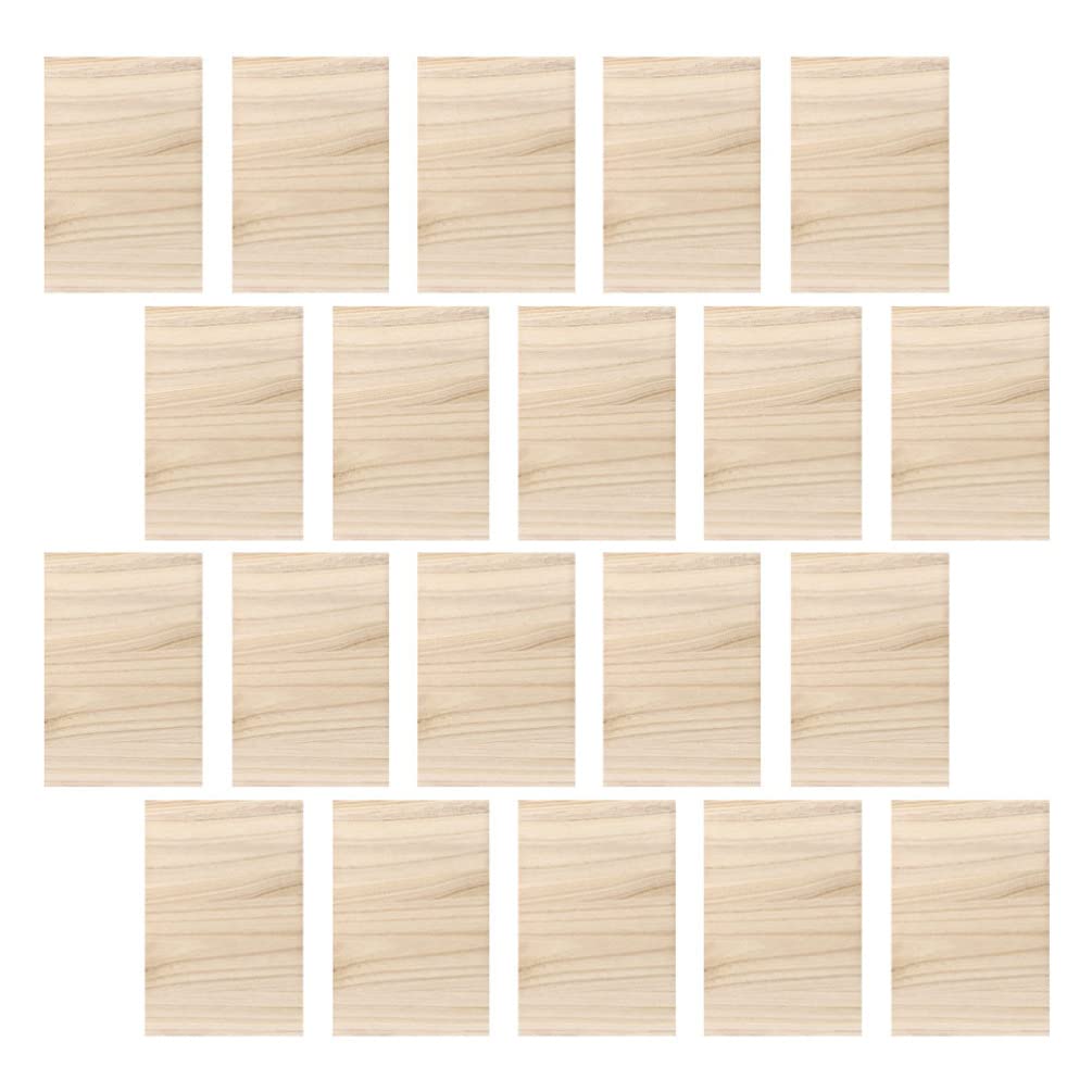 20pcs Taekwondo Breaking Board Rebreakable Kick Boards Performing Wooden Taekwondo Punching Boards Training Accessory for Adult (10pcs 0.3cm, 10pcs 0.6cm)