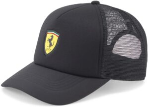 puma - unisex ferrari sptwr race trucker cap, color puma black, size: o/s