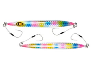 slow falling knife jig 350g rainbow glitter 3 pieces