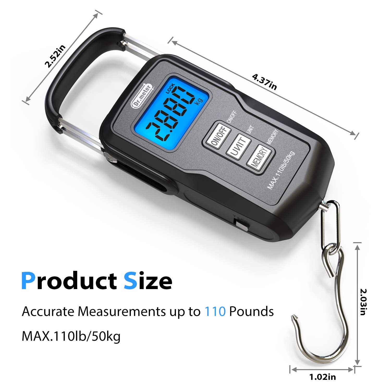 Dr.meter PS01 Fishing Scale + FS01 Fishing Scale